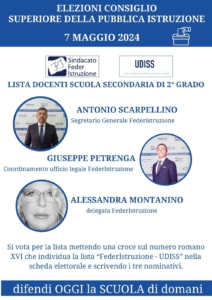 FederIstruzione - UDISS Lista scuola secondaria di II grado