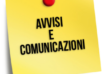 avvisi e comunicazioni